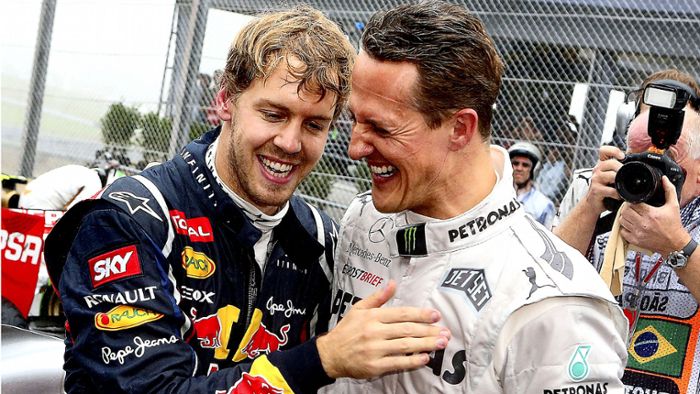Auch „Schumi“ und Vettel waren schon dabei