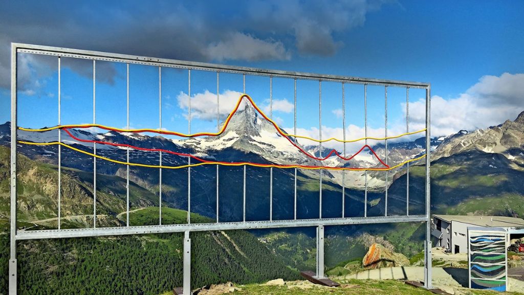 Künstler aus Remseck: Projekt in den Alpen: Das Matterhorn als Plastikberg