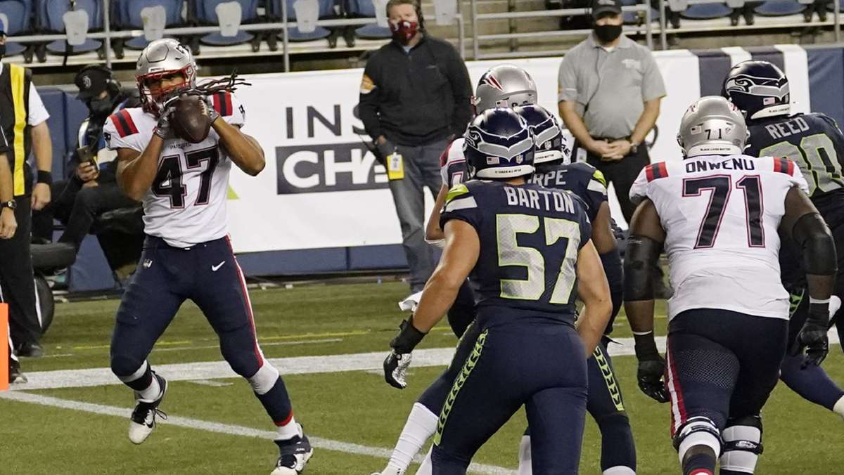 Jakob Johnson von den New England Patriots: Stuttgarter spricht über seinen historischen Touchdown in der NFL