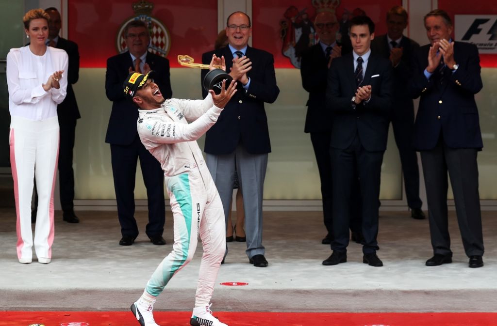 Strahlender Sieger in Monaco: Lewis Hamilton. Foto: Getty
