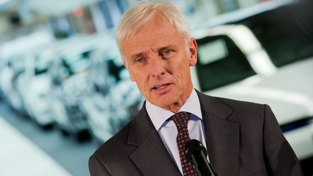 Matthias Müller zur Elektromobilität: VW-Chef fordert von Autoindustrie „Systemwechsel“