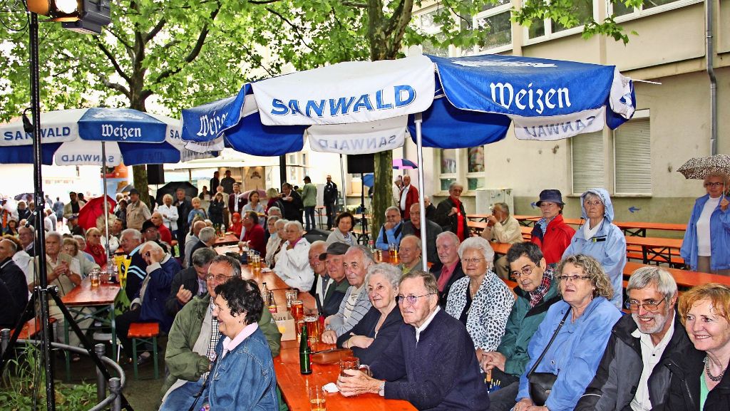Feiern in Stuttgart-Botnang: Der Marktplatz  ist so gut wie fertig