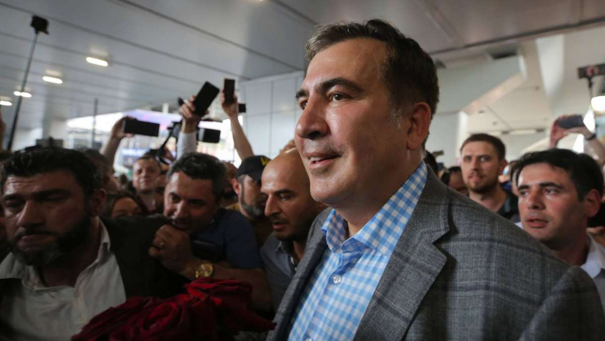  Nach seiner Rückkehr aus dem Exil ist Georgiens ehemaliger Präsident Michail Saakaschwili offenbar festgenommen worden. 