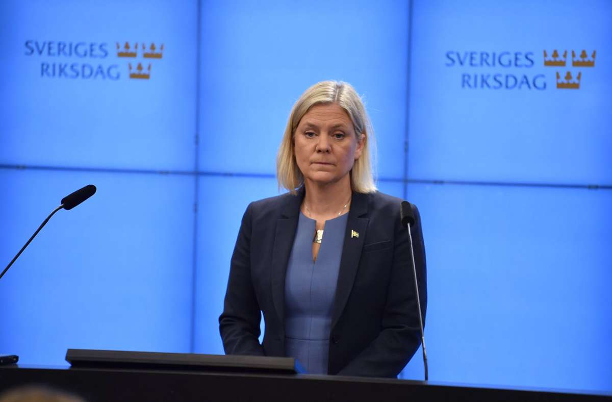 Erst gewählt, dann zurückgetreten und jetzt wieder gewählt: Schwedens neue Ministerpräsidentin Magdalena Andersson. Foto: dpa/Pontus Lundahl