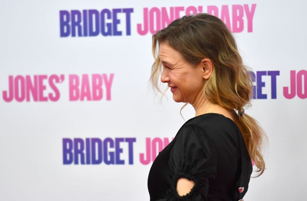 Im Film muss Bridget Jones (gespielt von Renée Zellweger) herausfinden, wer der Vater ihres Babys ist.