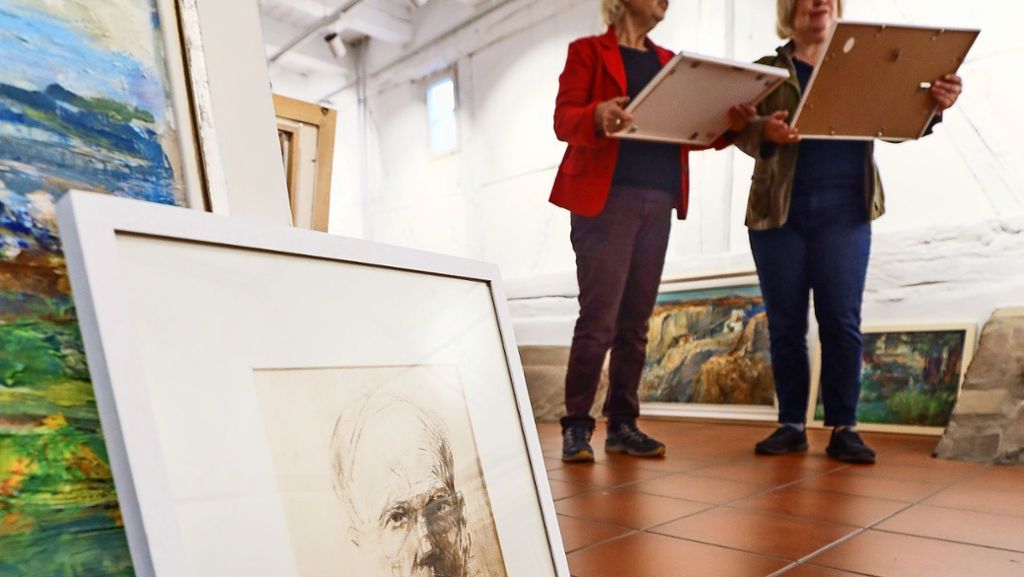 Gedächtnisausstellung in Ditzingen: „Ohne das Malen konnte er nicht leben“