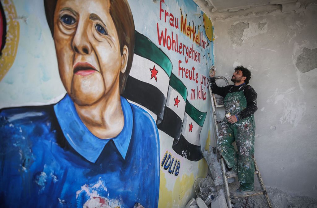 Unter Syrern genießt Bundeskanzlerin Angela Merkel große Sympathien.