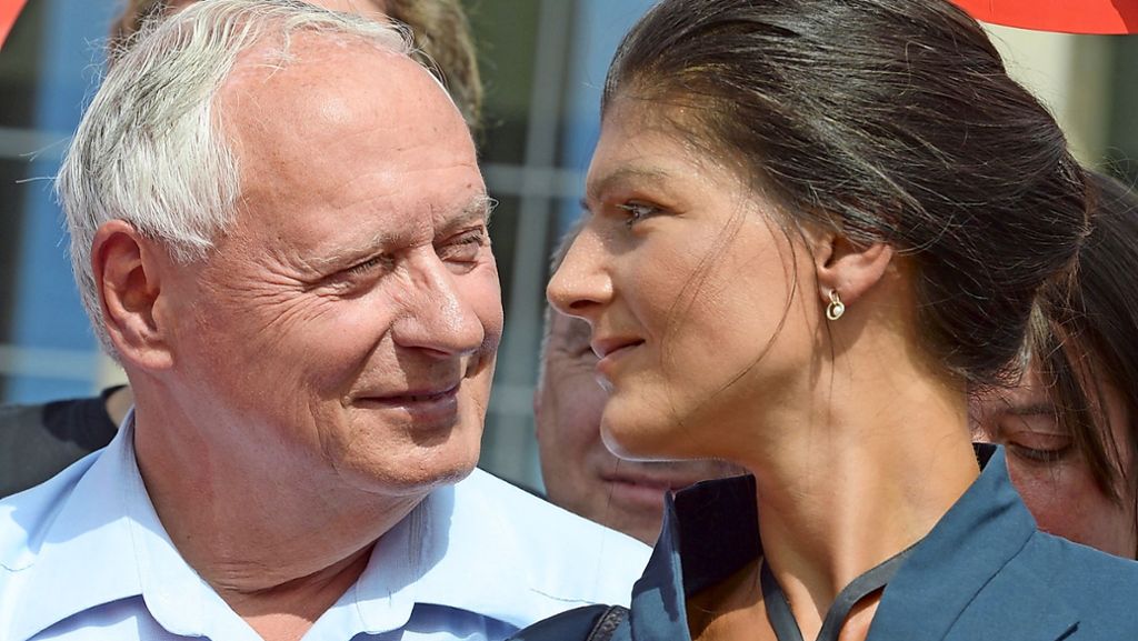  In zwei Wochen will das Polit-Ehepaar Sahra Wagenknecht und Oskar Lafontaine seine linke Sammlungsbewegung offiziell starten. Nach ihren Angaben gibt es bereits 85 000 eingetragene Unterstützer – das wäre mehr, als die Linkspartei Mitglieder hat. 