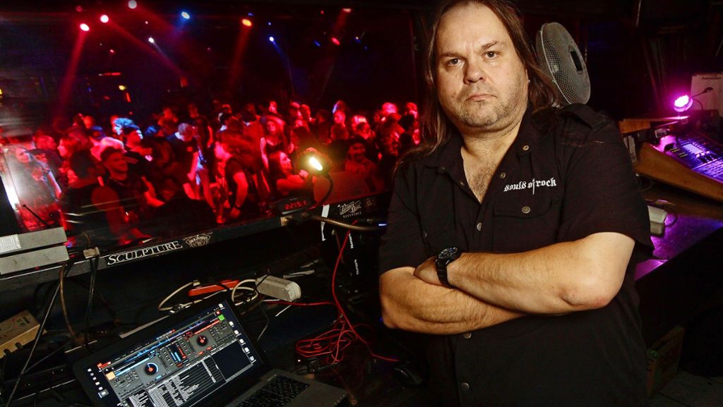 Eddy Freiberger ist DJ in der Rockfabrik: Laute Nacht
