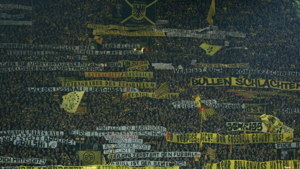 Extreme Gewalt bei BVB gegen Leipzig: RB-Fans mit Steinen und Flaschen attackiert