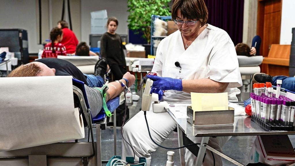 Blutspenden in Leonberg: Vor den Feiertagen gehen viele spenden