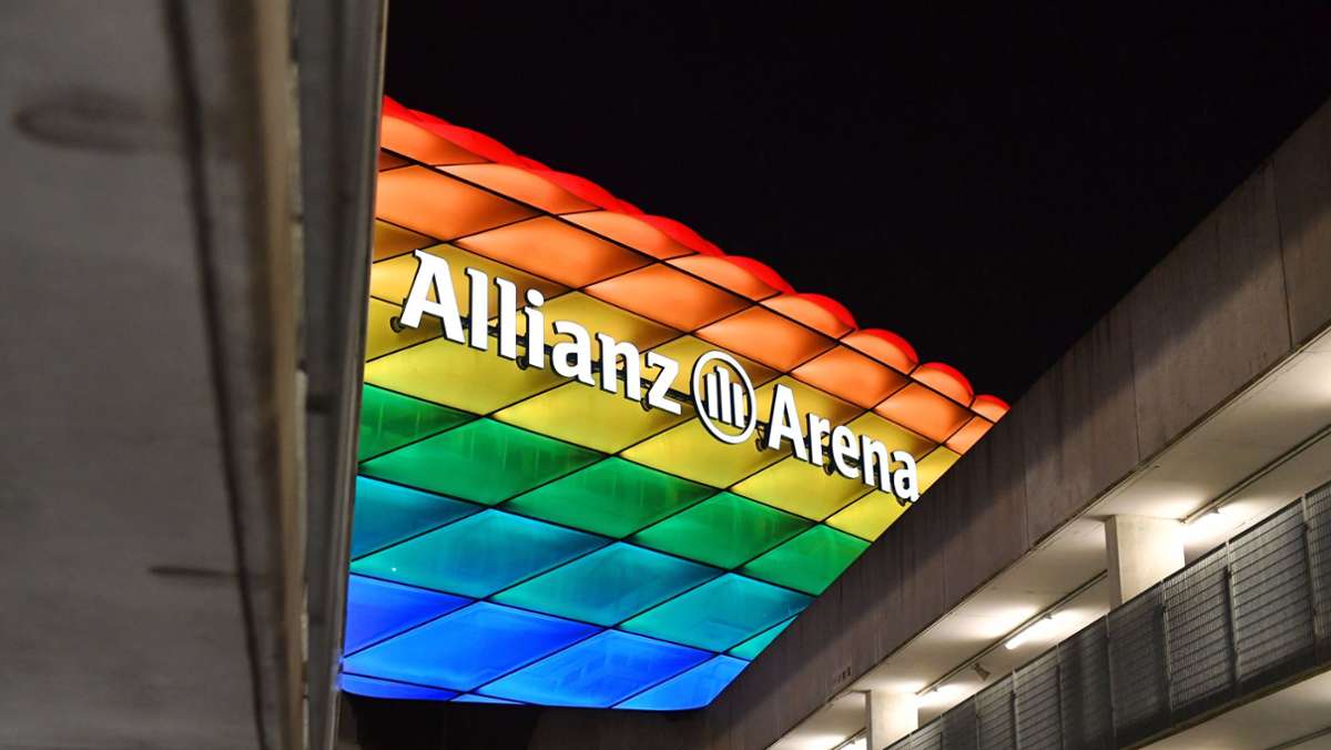 Nach Uefa-Absage bei EM 2021: Twitter diskutiert über Allianz-Arena in Regenbogenfarben