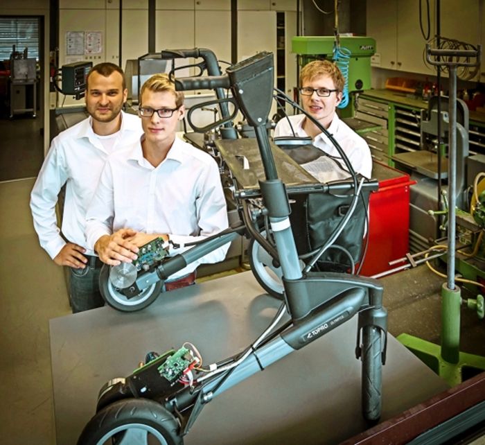 Start-Up aus Stuttgart: Ein Rollator mit elektrischem Antrieb