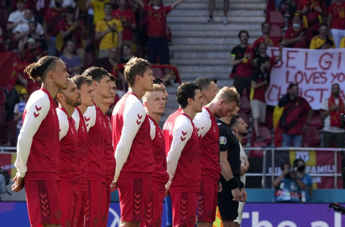 Im zweiten Spiel des Tages empfing das dänische Team...