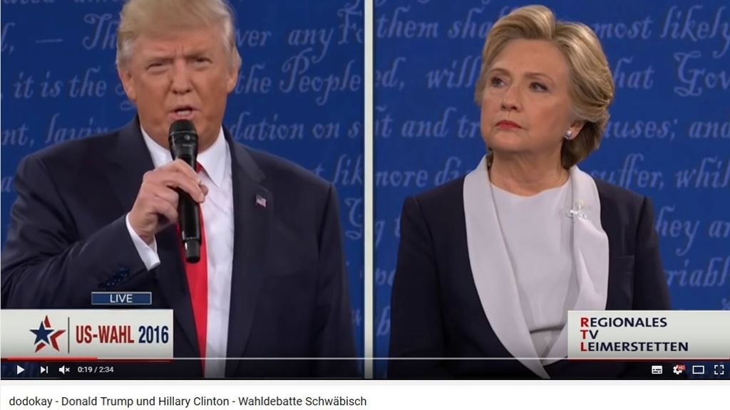 Dodokays schwäbisches TV-Duell: Trump vs. Clinton oder der Respekt vor dem Joghurt