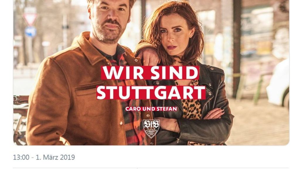 Neuer Slogan des VfB Stuttgart: Caro und Stefan spalten die Stuttgarter Fangemeinde