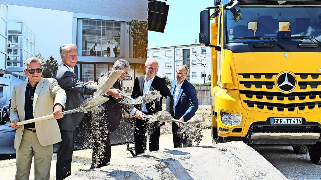 Leinfelden-Echterdingen: Baustart für Daimlers Truck-Zentrale