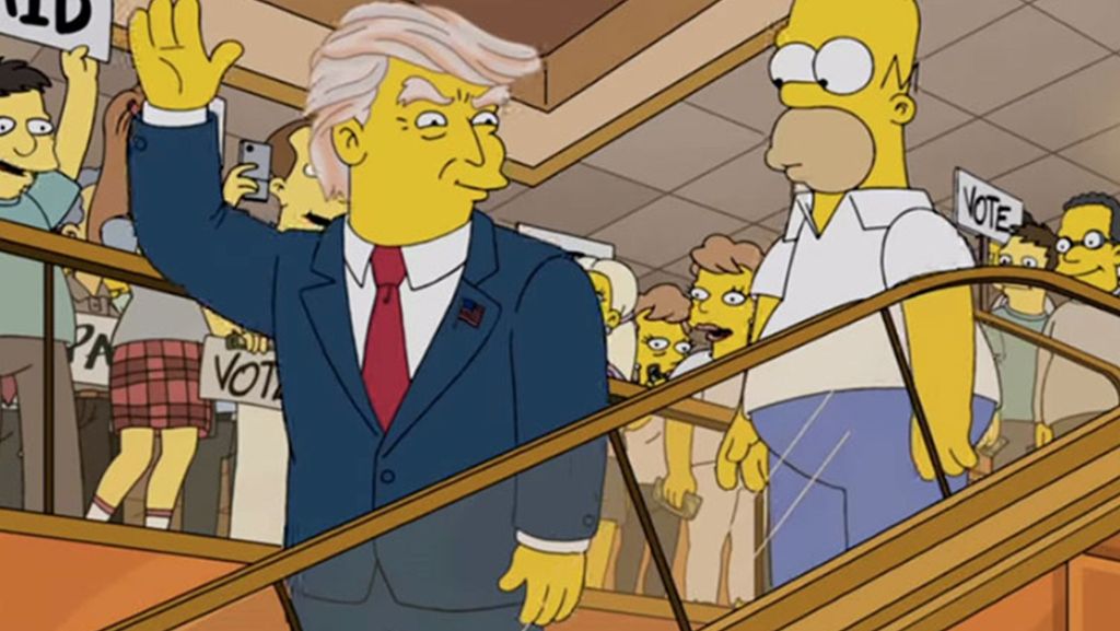 “Die Simpsons“ und der neue US-Präsident: Als Donald Trump noch zum Lachen war