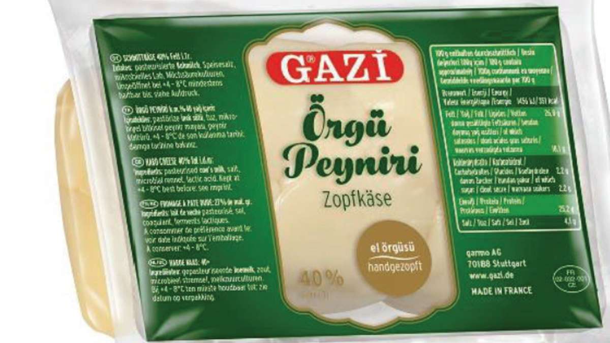 Rückruf  von GAZi Zopfkäsen: Hersteller ruft Käse wegen möglicher Metallteile zurück