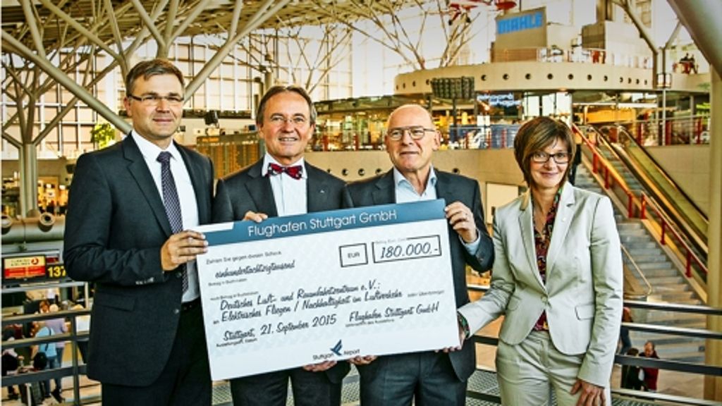 E-Mobilität am Stuttgarter Flughafen: Finanzieller Auftrieb fürs emissionsarme Fliegen