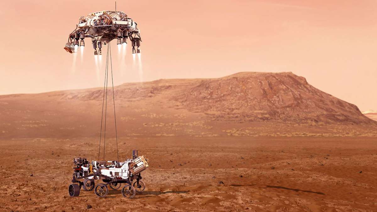 Nasa-Rover „Perseverance“ landet auf dem Mars: Erster Hubschrauber-Flug auf einem anderen Planeten