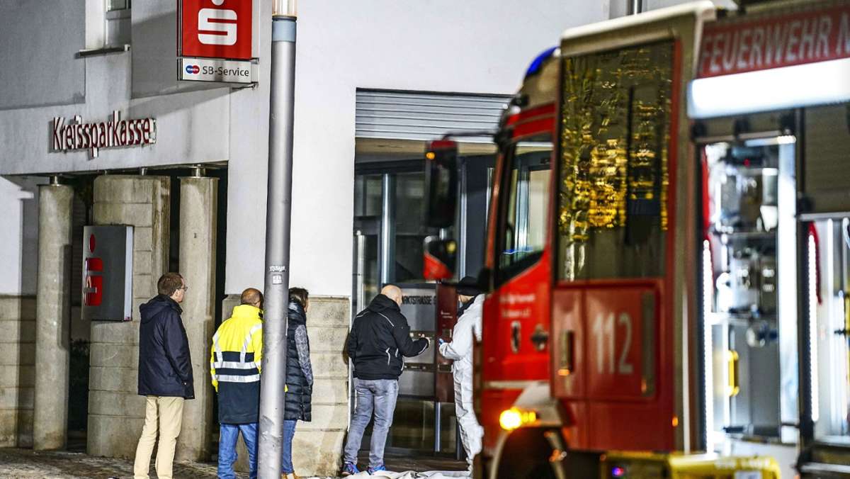 Explosion in Neuhausen: Das sagt die Polizei über die Automatenbomber