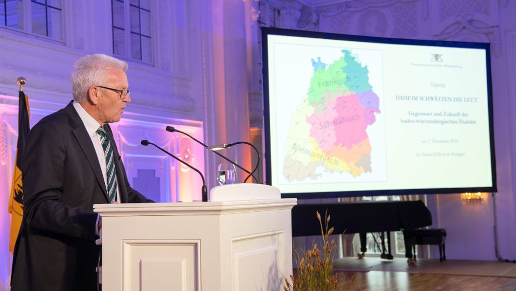 Schutz der Dialekte: Winfried Kretschmann will Vielfalt der Sprache erhalten