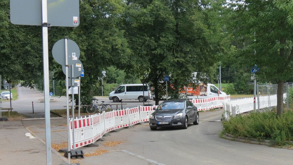 Vollsperrung in Stuttgart-Birkach: Regelungen an der Umleitung werden ignoriert