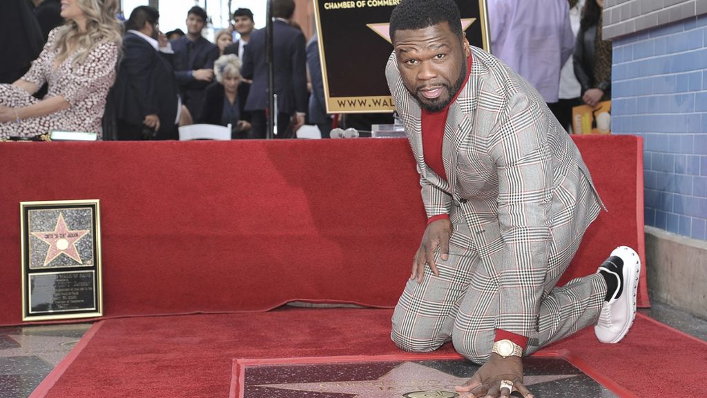 50 Cent: US-Rapper mit Stern in Hollywood gefeiert