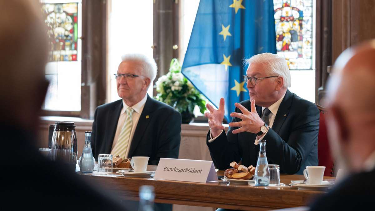 Frank-Walter Steinmeier in Rottweil: Bundespräsident verleiht Orden –  Treffen mit Kretschmann