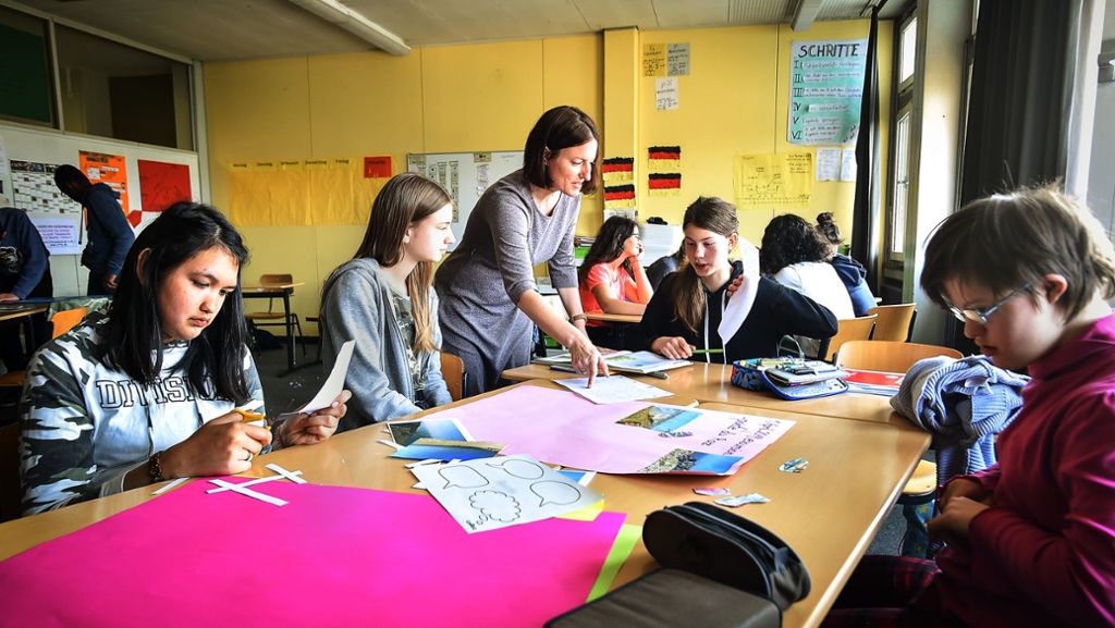 Geistig Behinderte lernen mit Gymnasiasten in Stuttgart: Inklusion geht auch auf Französisch