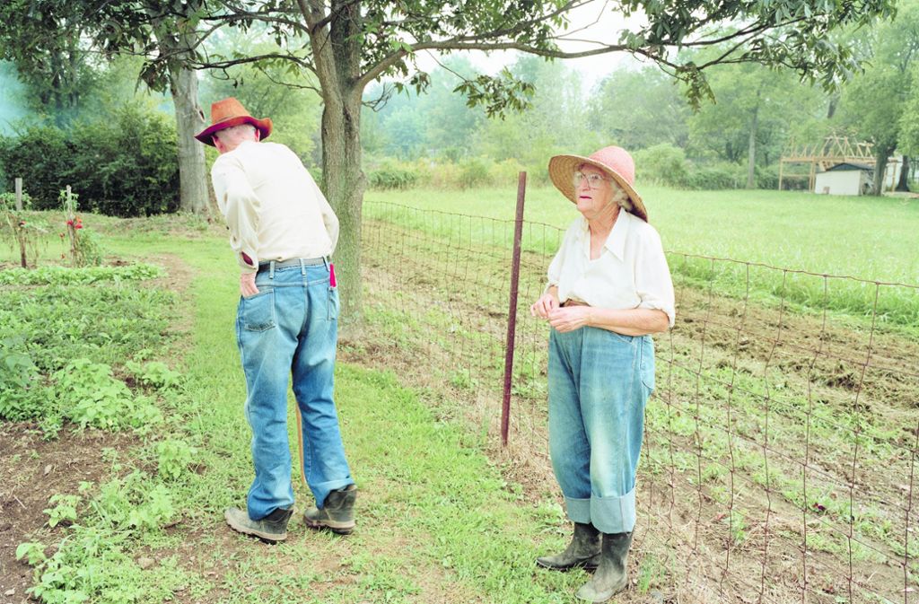 Bauernpaar: „Johnnie und Roy Crosslin, Wartrace, Tennessee, 1990“.