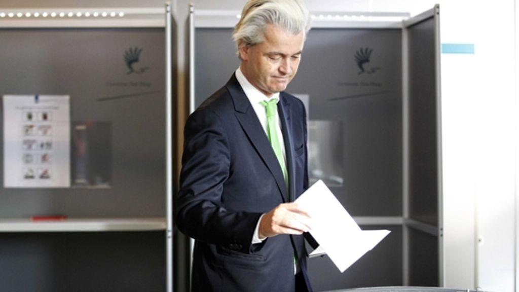 Europawahl: Schlappe für Rechtspopulist Geert Wilders
