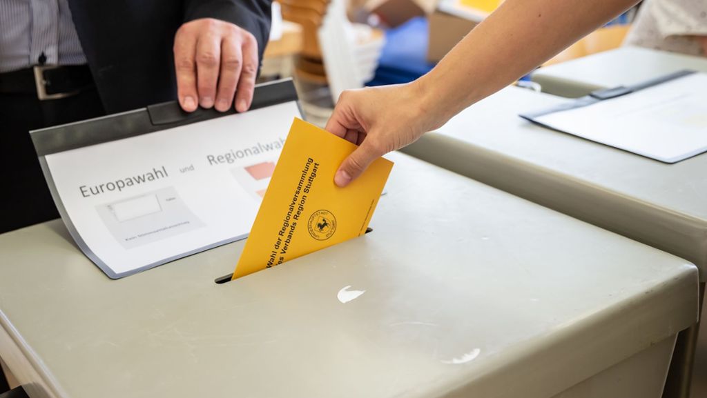 Europawahlen in Baden-Württemberg: Mehr Wähler als 2014 finden den Weg zu Urne
