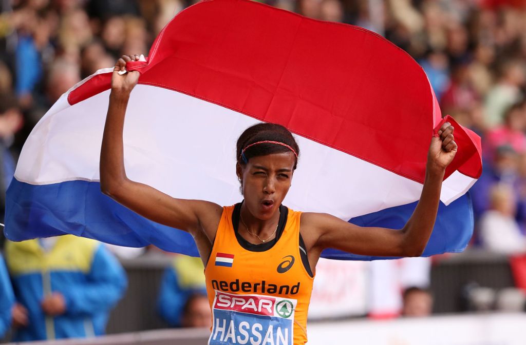 Die in Äthiopien geborene Sifan Hassan, startet als Mittel- und Langstreckenläuferin für die Niederlande. Auf die 3000 Meter (8:18,49 Minuten), 5000 Meter (14:22,12 Minuten) und im Halbmarathon (1:05:15 Stunden) hält die 26-Jährige derzeit den Europarekord.