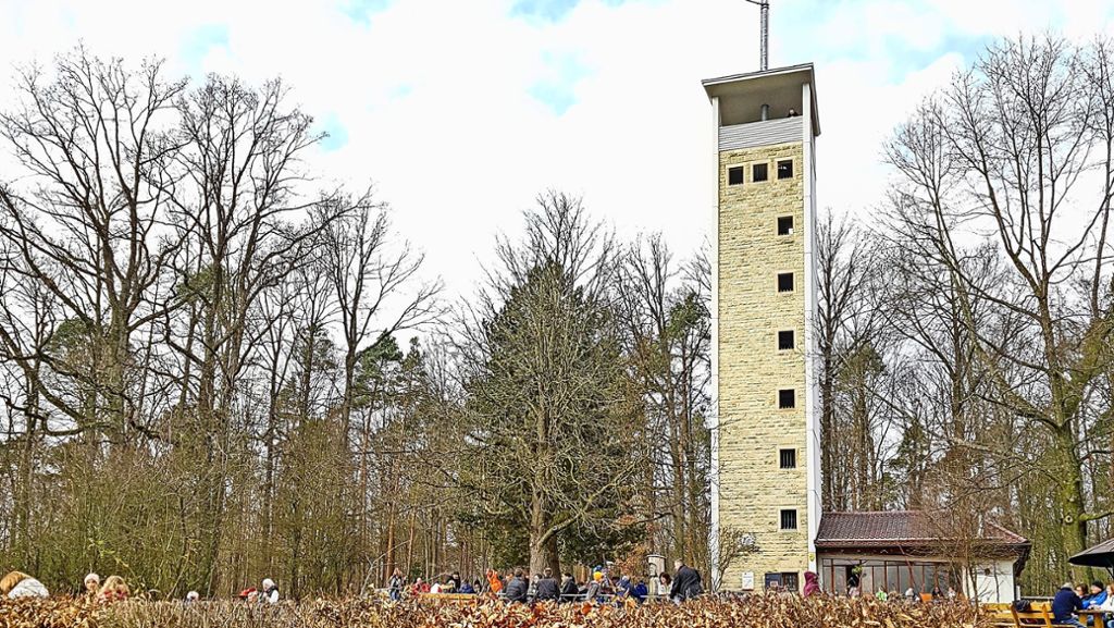 Uhlbergturm in Plattenhardt: Besucher sollen jeden Tag die Aussicht genießen können