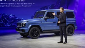 Weltpremiere der elektrischen G-Klasse: Mercedes trimmt die G-Klasse  auf Zukunft – mit einem Schuss Retro