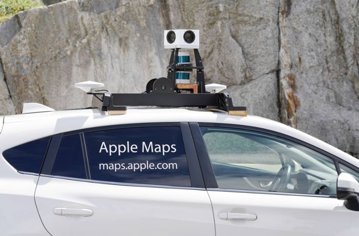 Maps-Dienst und neue Funktion „Look Around“: Apple-Autos sind für Messfahrten in Stuttgart unterwegs