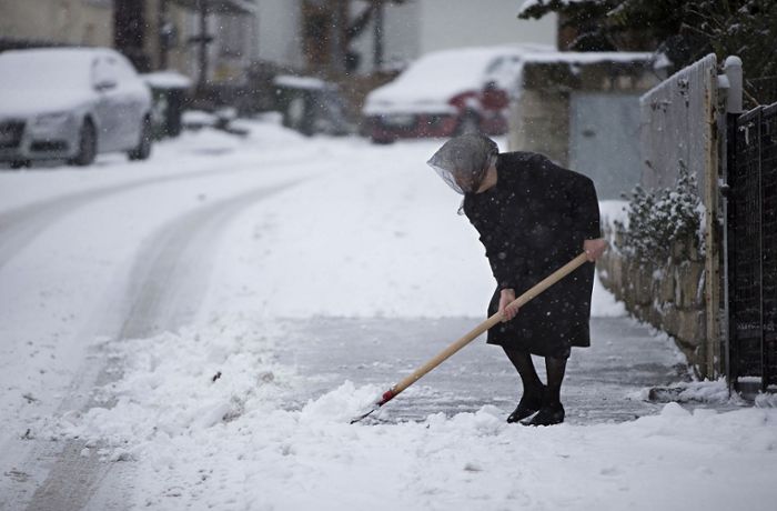 Schneefall in Stuttgart: Schnee im Dezember? Gab’s schon lange nicht mehr