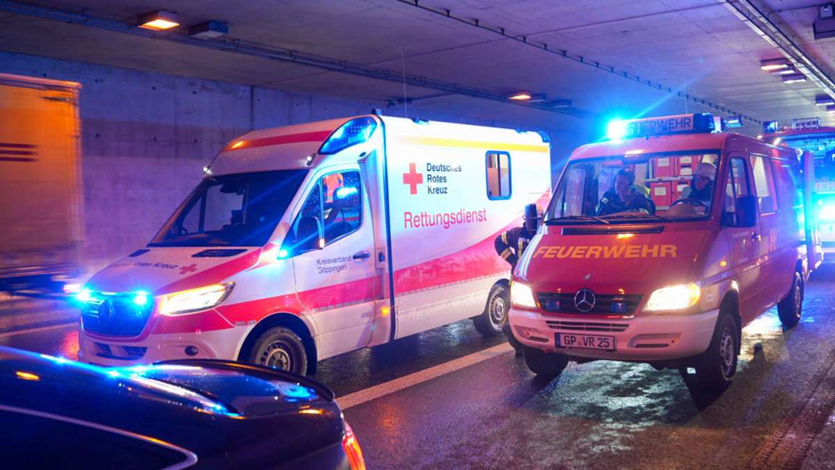 Unfall bei Gruibingen: A8 Richtung München kurzzeitig gesperrt