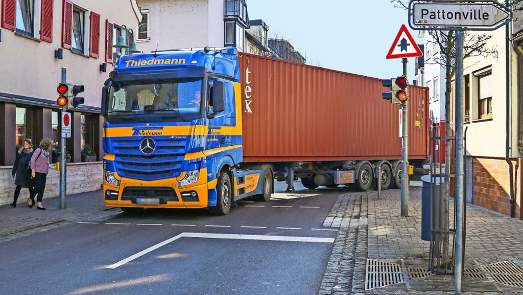 Verkehr im Landkreis Ludwigsburg: Remseck plant ein weiteres Lastwagenverbot