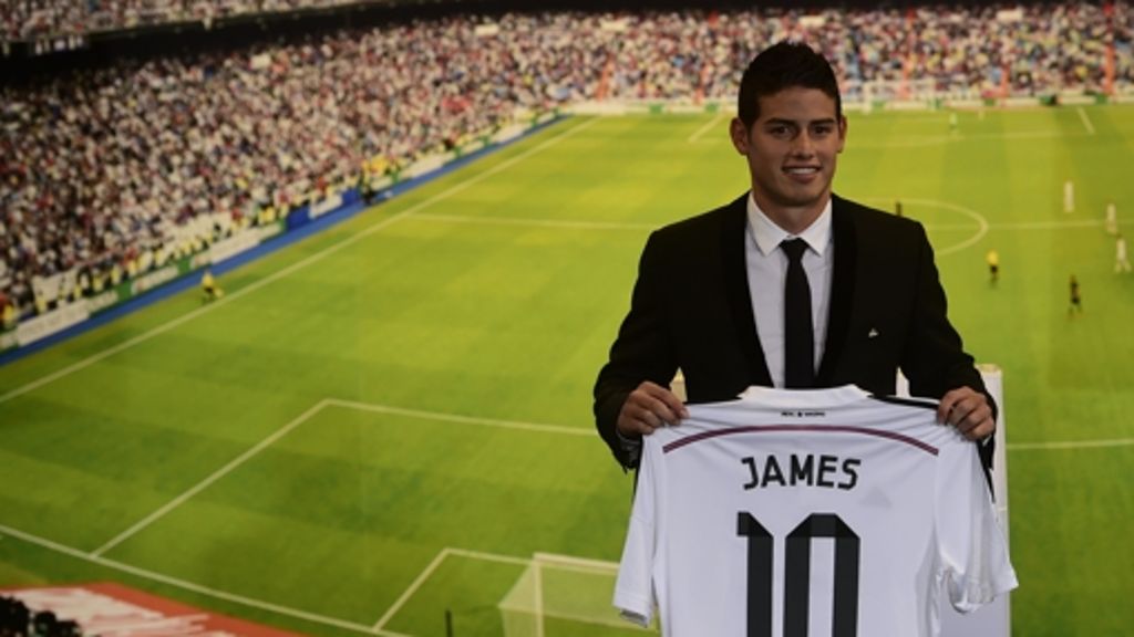 James Rodríguez zu Real Madrid: Strahlend, gut frisiert und auch glamourös