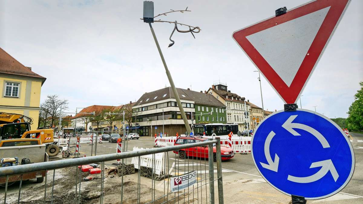 Ludwigsburger Sternkreuzung: Verkehr fließt weitgehend störungsfrei