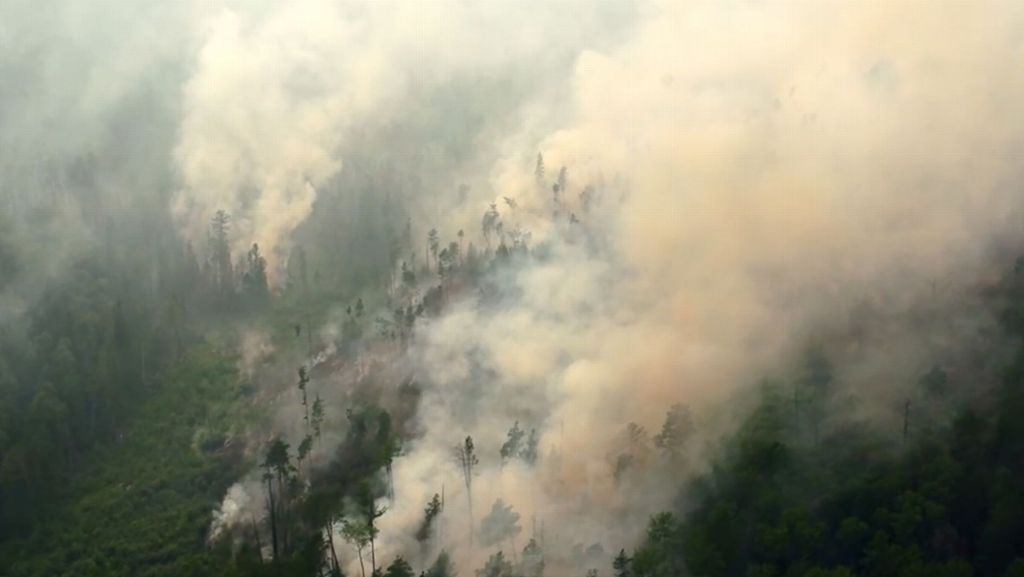 Russland: Waldbrände in Sibirien breiten sich dramatisch  aus