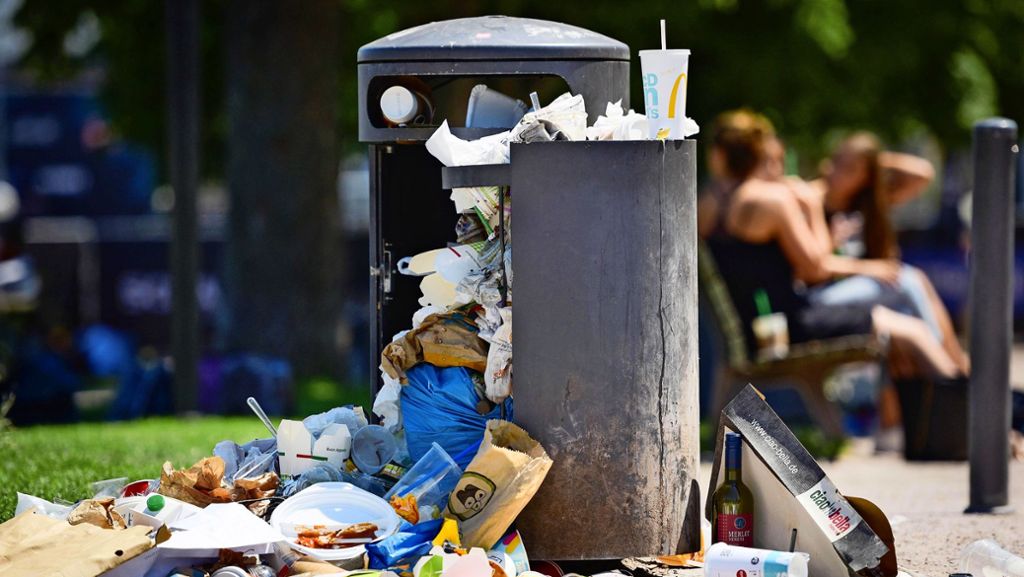 Sauberes Stuttgart: Stadt geht Müllsündern an den Kragen