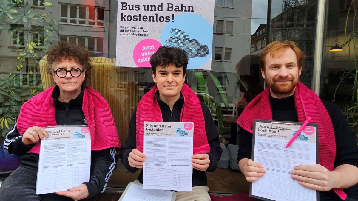 Nahverkehr in Stuttgart: Neues Bündnis setzt sich für kostenlosen Bus- und Bahnverkehr ein