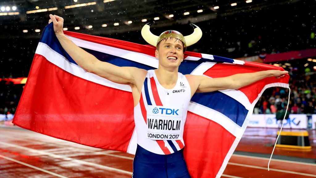 400-Meter-Hürden-Weltmeister Karsten Warholm: Der Wundermann mit dem Wikingerhelm