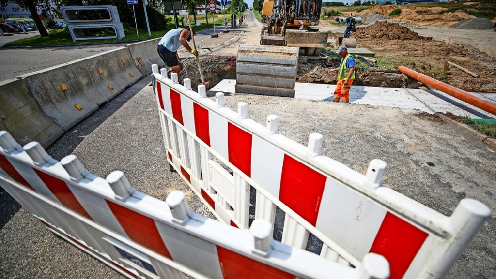 Backnang vergräbt 70 Millionen: Backnang bleibt eine Mega-Baustellenstadt