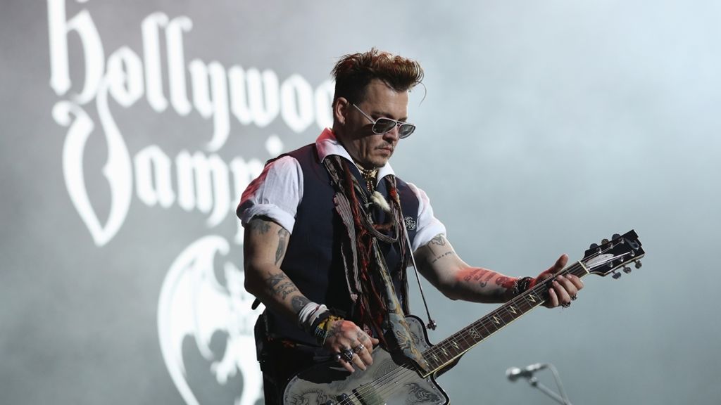 Hollywood Vampires beim Hessentag: Johnny Depp rockt Herborn