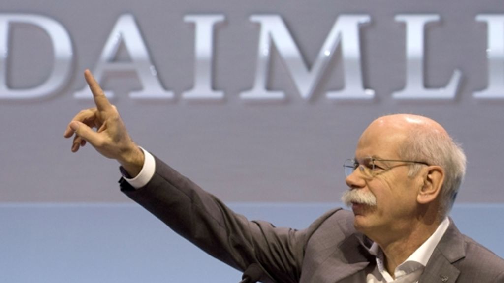 Daimler-Aufsichtsrat: Zetsche bleibt bis 2019 an der Spitze